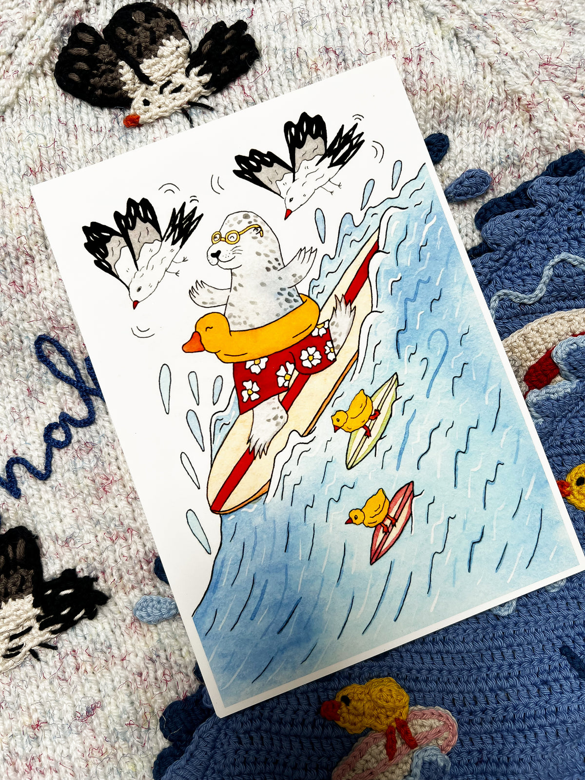 Make waves - 3/5 year (including A5 print)