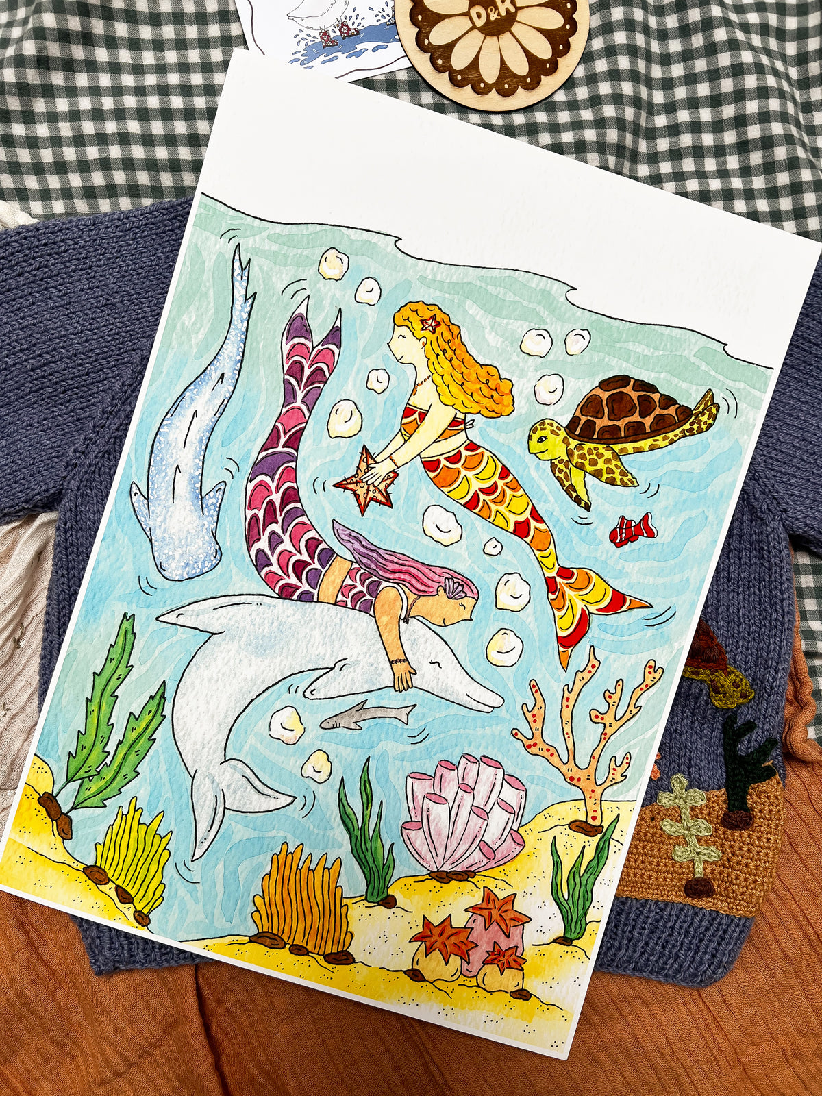 The Secret Sea - 3/5 year (including A3 print)
