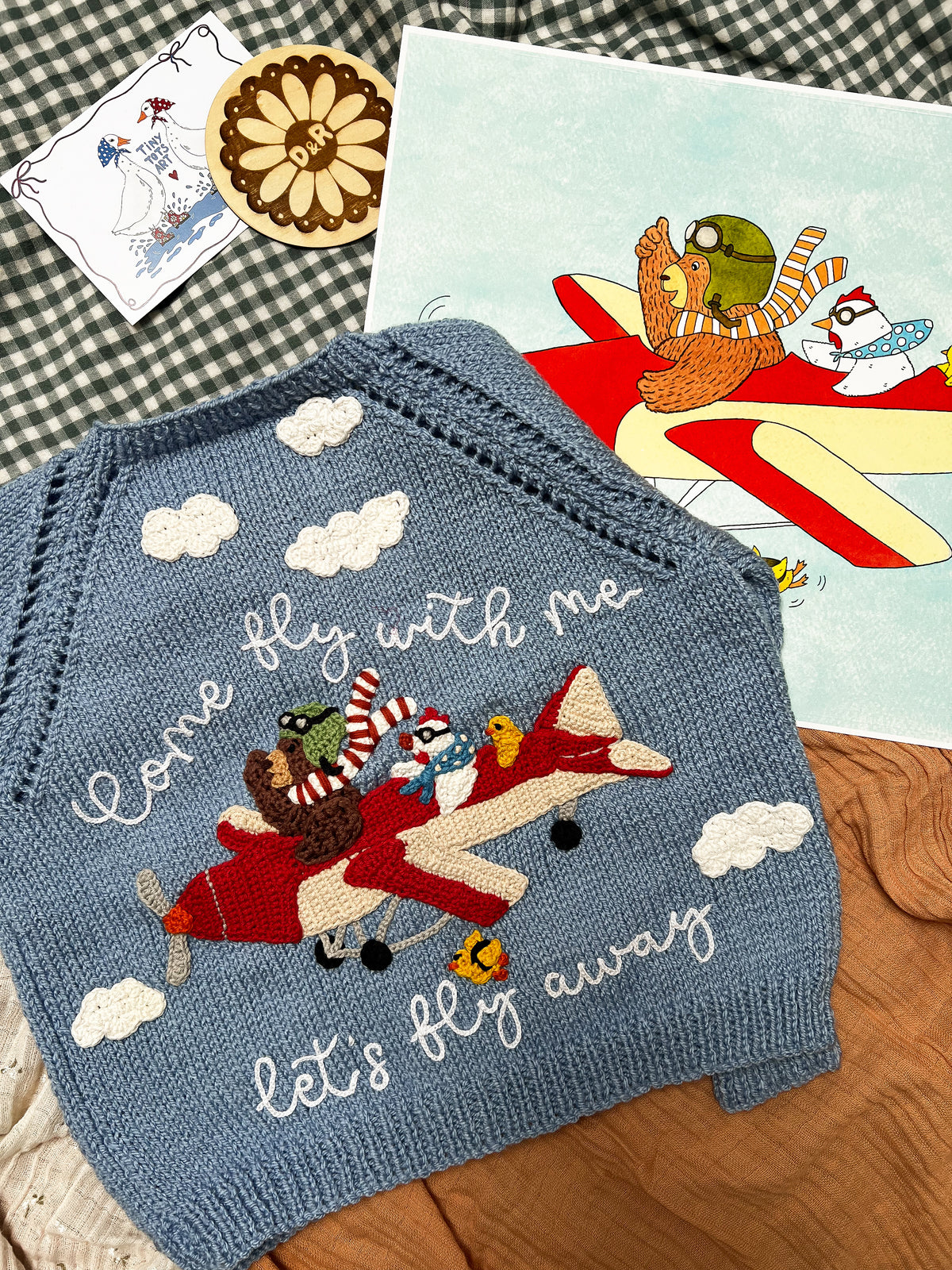 Come fly with me - 3/5 year (including A3 print)