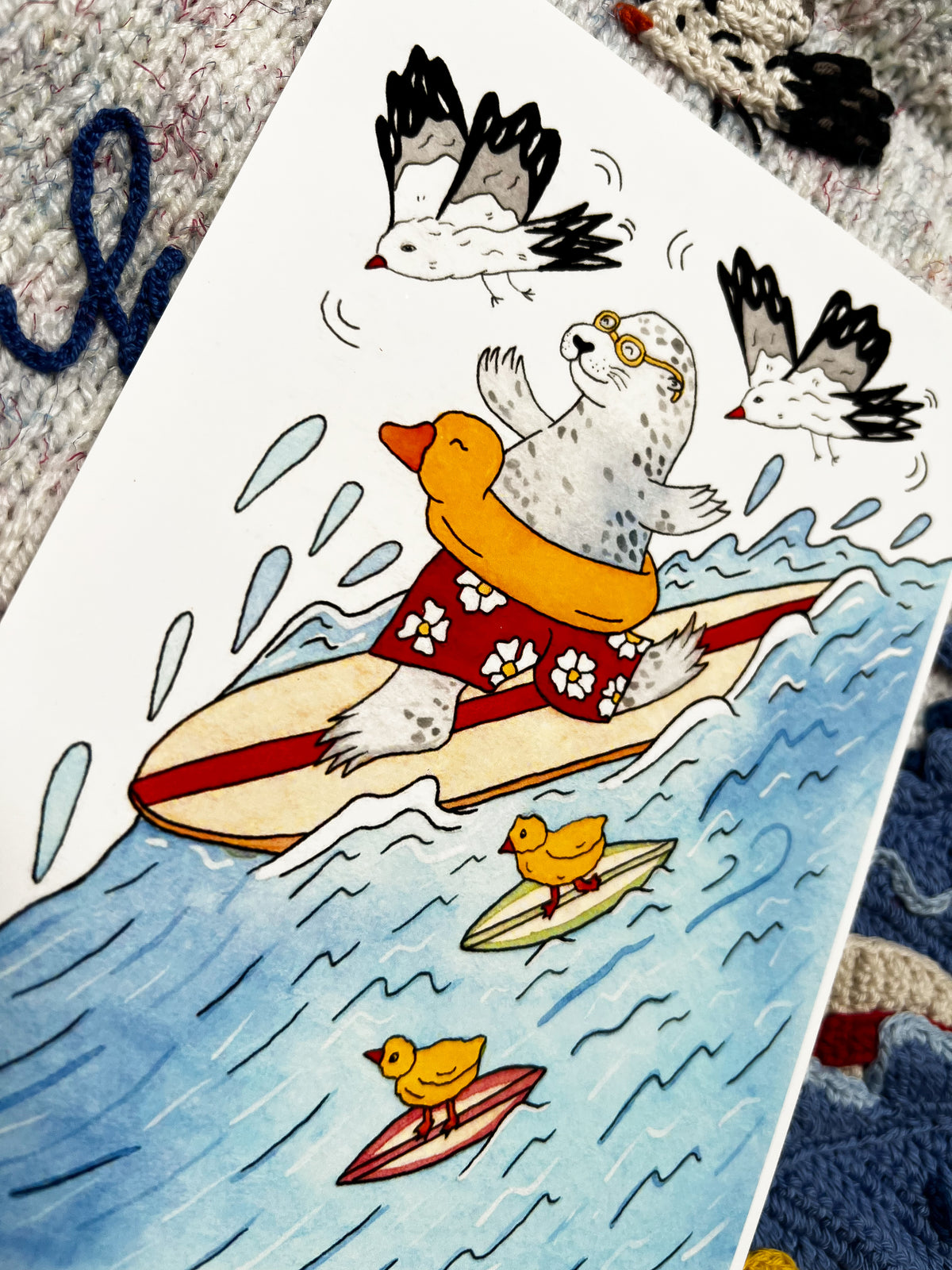 Make waves - 3/5 year (including A5 print)